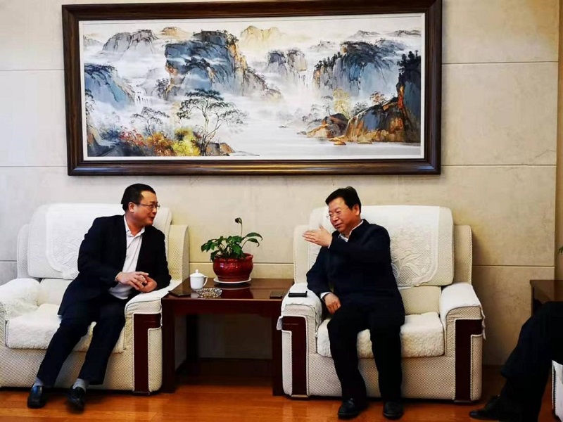 胡流芳拜訪渤化集團(tuán)黨委書記、董事長(zhǎng)王俊明