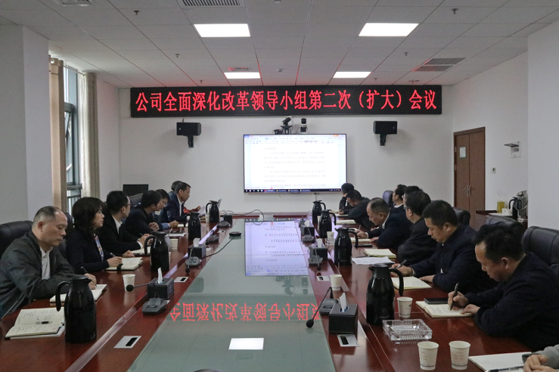 公司召開全面深化改革領(lǐng)導(dǎo)小組2021年第二次（擴(kuò)大）會(huì)議