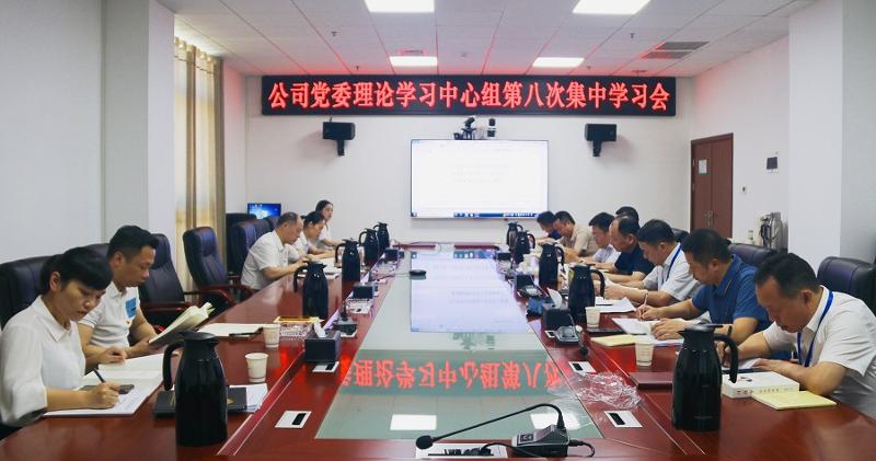 公司黨委理論學(xué)習中心組舉行第八次集中學(xué)習